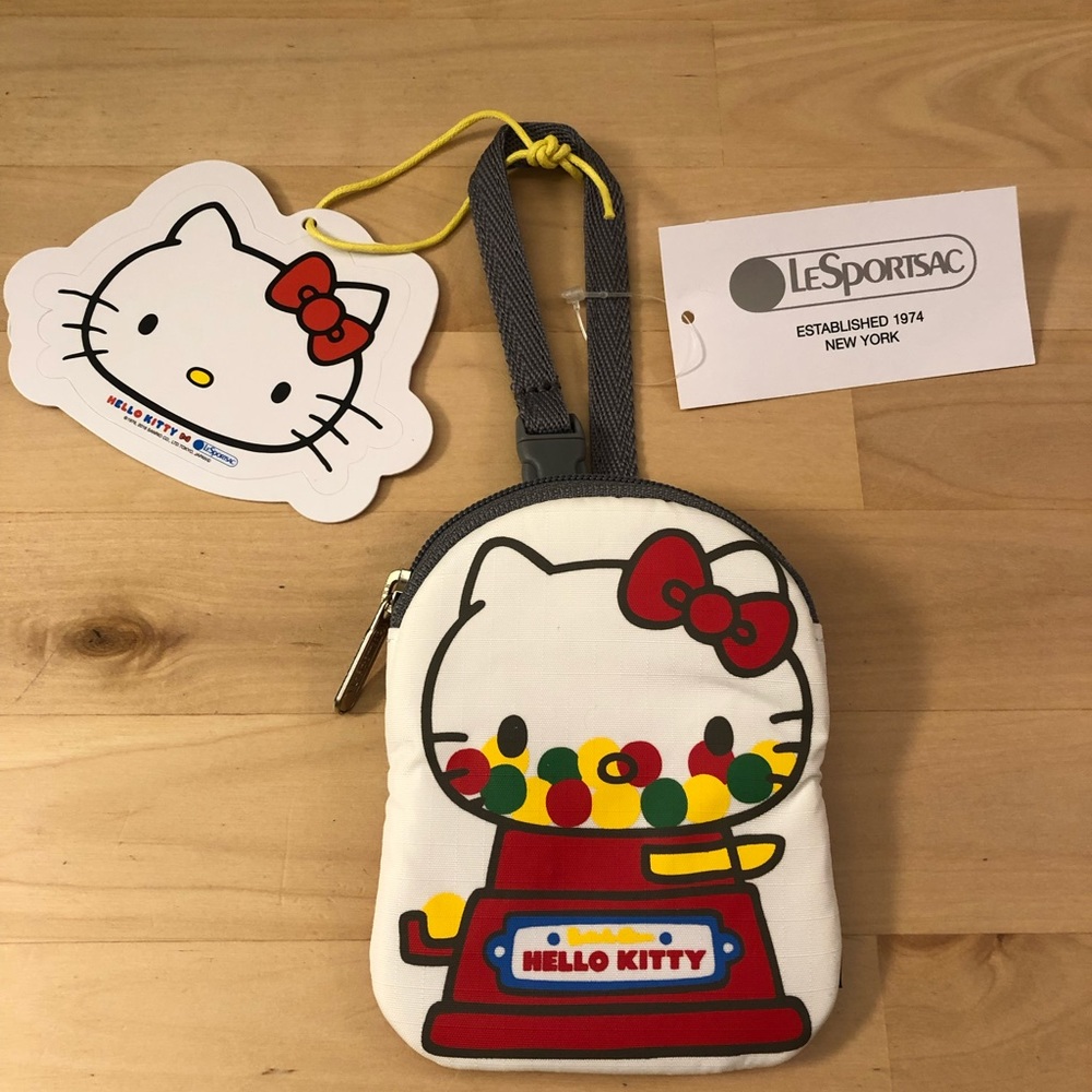 LeSportsac Hello Kitty Gumball Charm Bag NWT